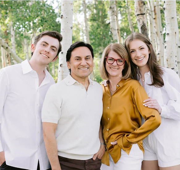 Dr. De Paoli with his wife, Shana, and their two children